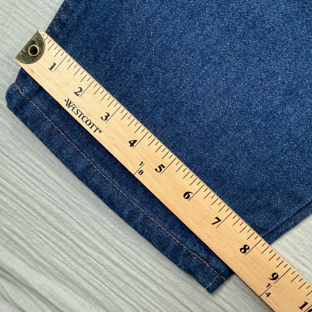 Wrangler 13MWZ Cowboy Cut Original Fit Jeans Mens 35x36 Indigo Blue Rigid Denim - Picture 6 of 7